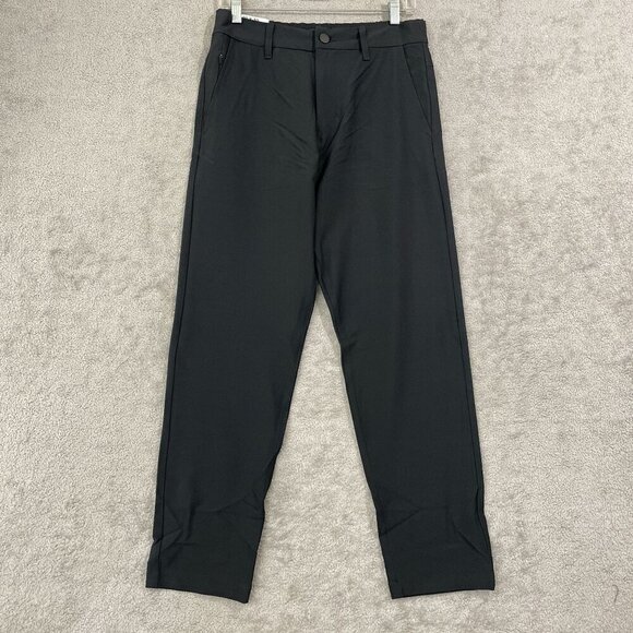 NEW Marc New York Mens 30 Commuter Pants Black Slim-Fit 4-Way Stretch - Picture 2 of 12